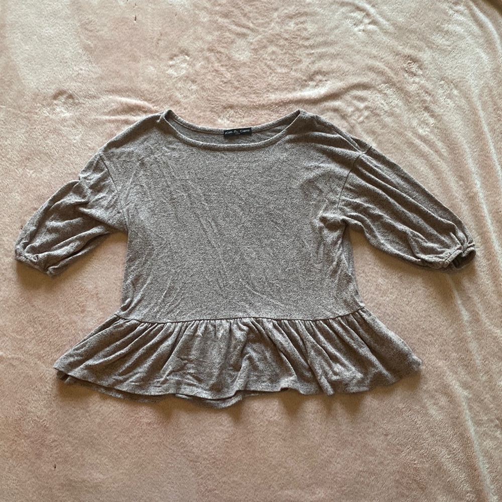 Peplum Style Top